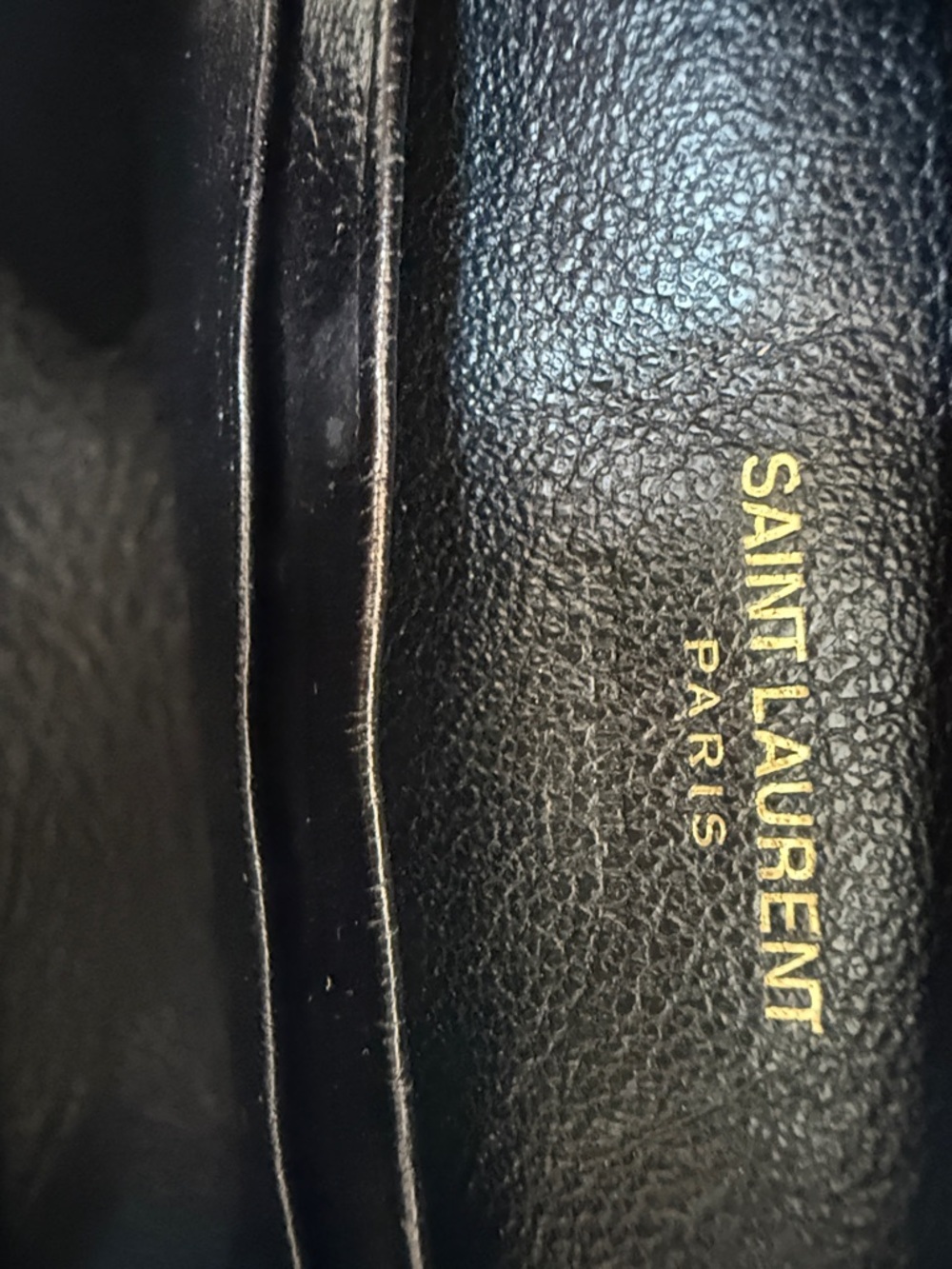 Saint Laurent Metallic Silver Camera Crossbody with Fringe Zipper Pull - Picture 11 of 12